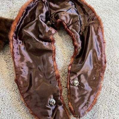 Vintage Mink Fur Stole and Collar