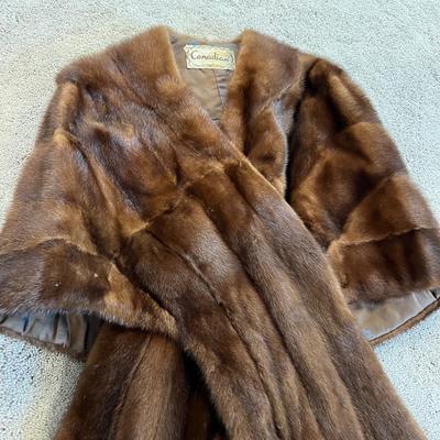 Vintage Mink Fur Stole and Collar