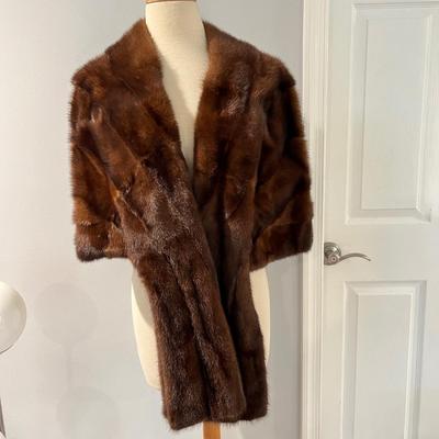 Vintage Mink Fur Stole and Collar