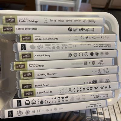 BIG Lot “Stamping Up” Crafting Stamps