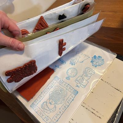 BIG Lot “Stamping Up” Crafting Stamps