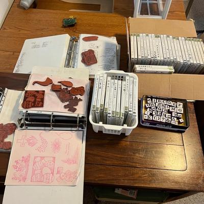 BIG Lot “Stamping Up” Crafting Stamps