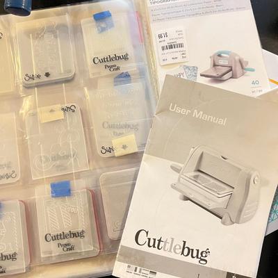 Lot of Fabric Paper Cutting Systems w Accessories - Cuttlebug, Crossover, Evolution