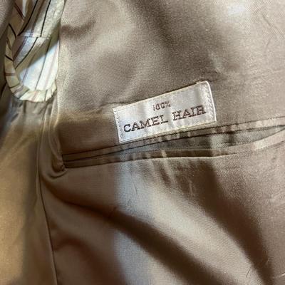 2 Designer Camel Hair Men’s Blazers - Bill Blass, Robert Stock
