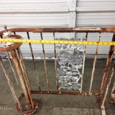 Wrought Iron Corner Fencing