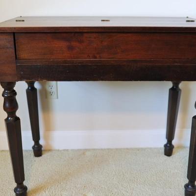 Antique Mahogany Spinet Desk