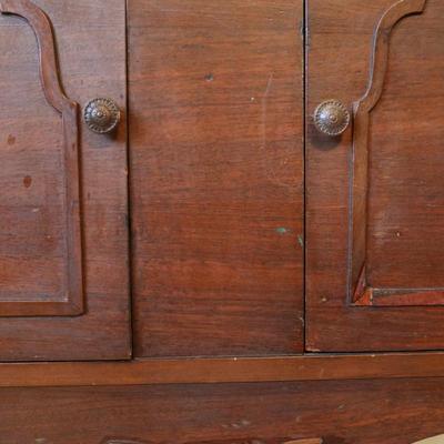 Vintage MAX BARNETT Solid Cabinet Buffet (See Details)