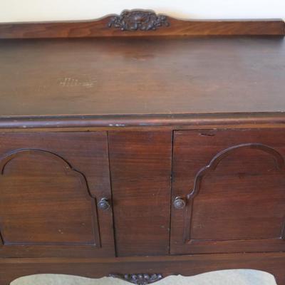 Vintage MAX BARNETT Solid Cabinet Buffet (See Details)