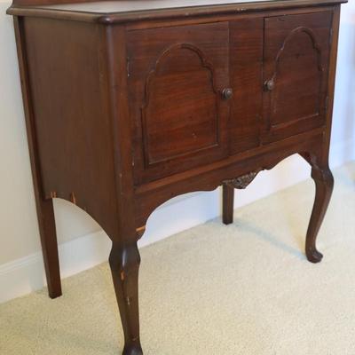 Vintage MAX BARNETT Solid Cabinet Buffet (See Details)