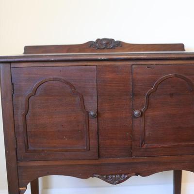 Vintage MAX BARNETT Solid Cabinet Buffet (See Details)