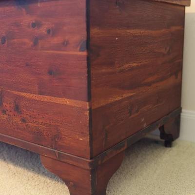 Vintage Solid Cedar Chest