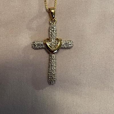 Vintage 925 Cross Pendant