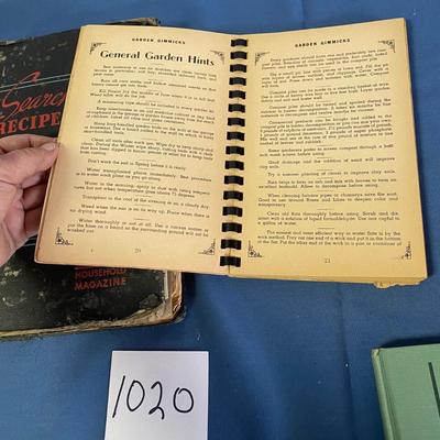 Vintage Cooking and Gardening Books