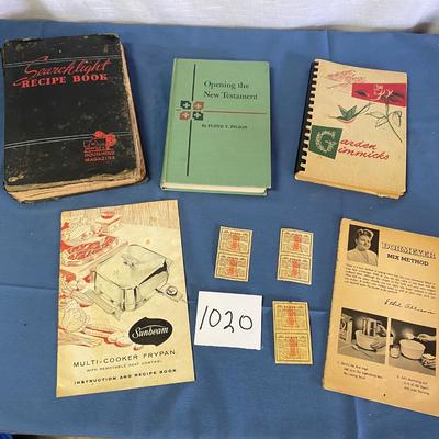 Vintage Cooking and Gardening Books