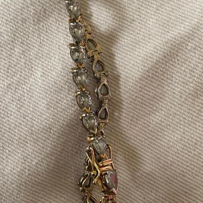 Vintage 925 Teardrop Clasp Bracelet