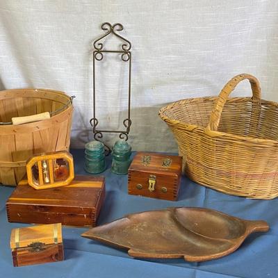Basket and Box Lot