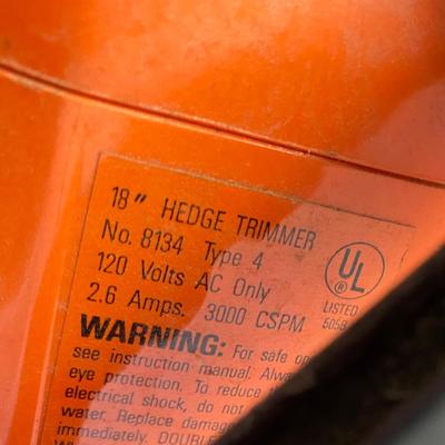 Black & Decker 18” Hedge Trimmer