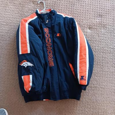 DENVER BRONCOS NFL PRO LINE STARTER JACKET SIZE M