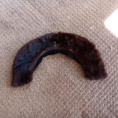 FUR MUFF AND A MINK COLLAR