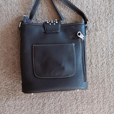 MONTANA WEST LEATHER PURSE AND A LEATHER WALLET