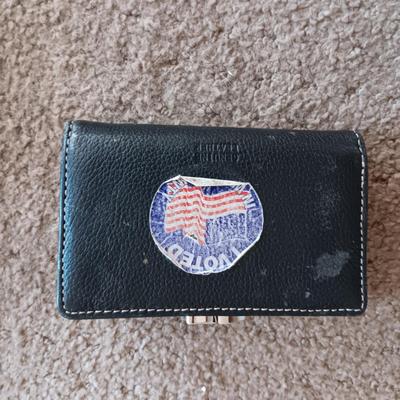 MONTANA WEST LEATHER PURSE AND A LEATHER WALLET