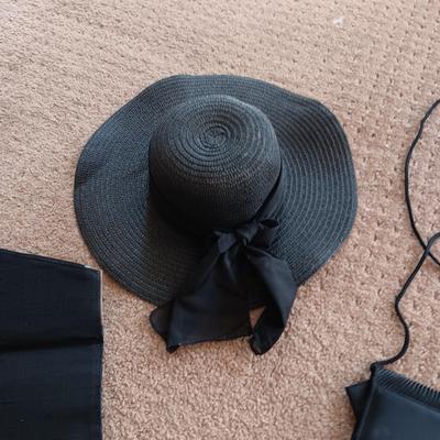 HAT AND 2 DRESSY PURSES