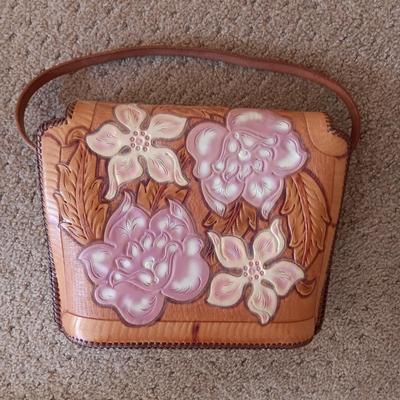 TOOLED LEATHER PURSE