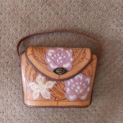 TOOLED LEATHER PURSE