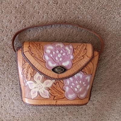 TOOLED LEATHER PURSE