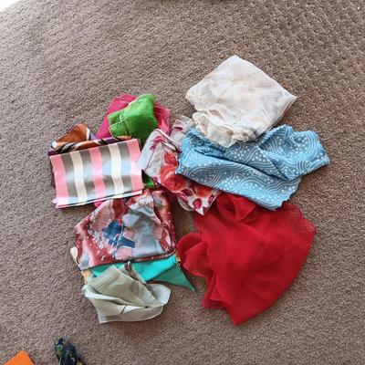 A COLLECTION OF SCARVES (2)