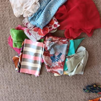 A COLLECTION OF SCARVES (2)