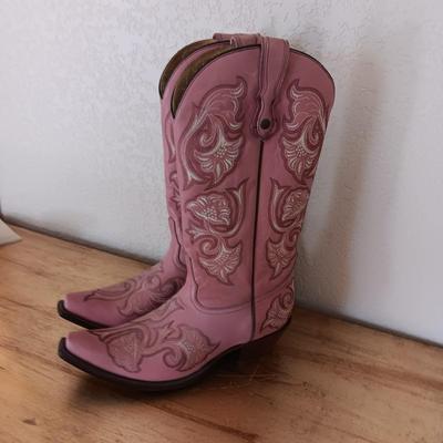 LADIES CORRAL LEATHER WESTERN BOOTS SIZE 11M