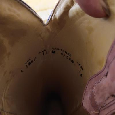 LADIES CORRAL LEATHER WESTERN BOOTS SIZE 11M