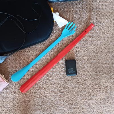 SEAT MASSAGER, TOILETRY AND JEWELRY BAGS, POWER BANK AND MORE
