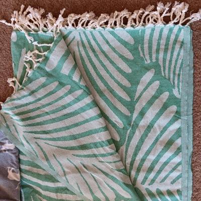 NEW AND USED FLANNEL KING SIZE SHEET SETS AND A THROW BLANKET