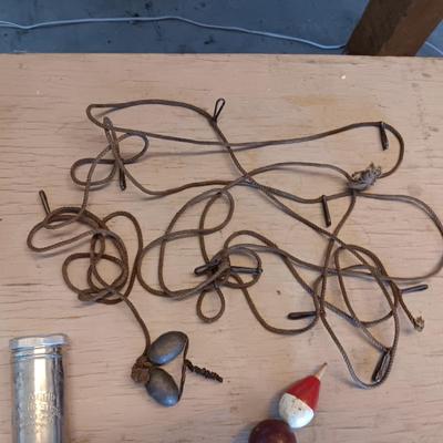 JOHNSON 40A REEL AND OTHER VINTAGE FISHING ITEMS