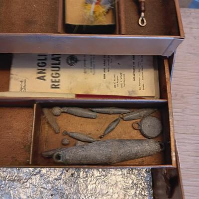 KENNEDY TACKLE BOX WITH SOME TACKLE