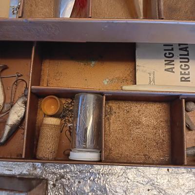KENNEDY TACKLE BOX WITH SOME TACKLE