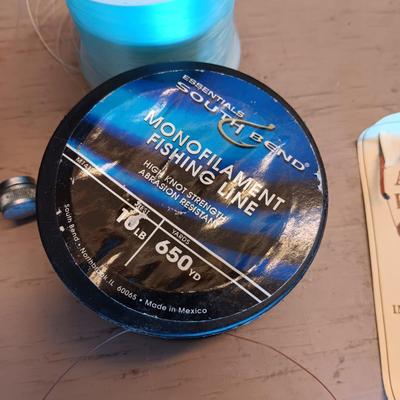 FISHING REEL AND VARIOUS TACKLE