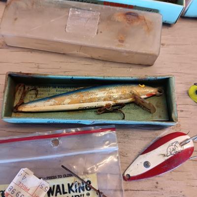 VARIETY OF FISHING LURES