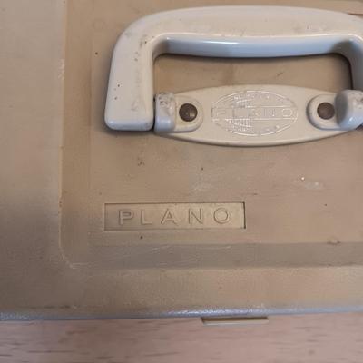 PLANO TACKLE BOX WITH SOME TACKLE