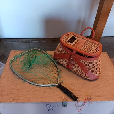 FISHING CREEL AND NET