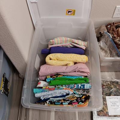 A VARIETY OF SEWING MATERIAL