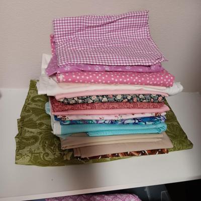 VARIETY OF SEWING MATERIAL