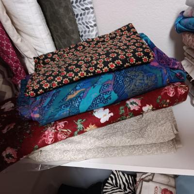 LARGE ASSORTMENT OF SEWING MATERIAL