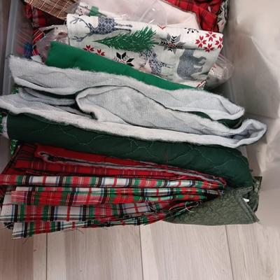 CHRISTMAS THEMED SEWING MATERIAL