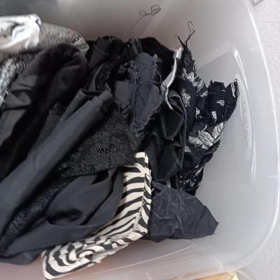 BLACK & GREY TONE SEWING MATERIAL
