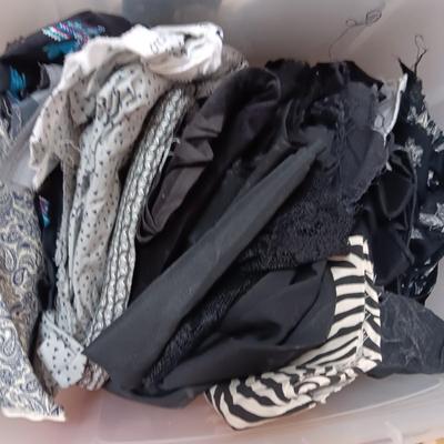 BLACK & GREY TONE SEWING MATERIAL