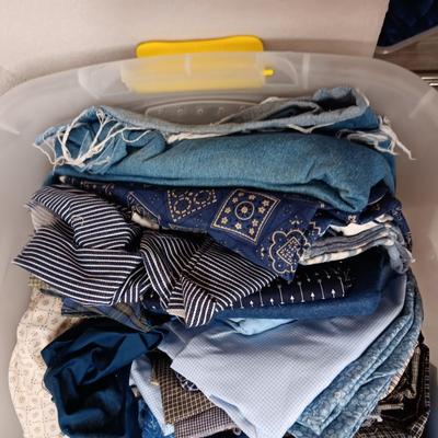 BLUE TONES SEWING MATERIAL
