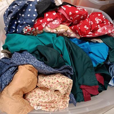 VARIETY OF SEWING MATERIAL